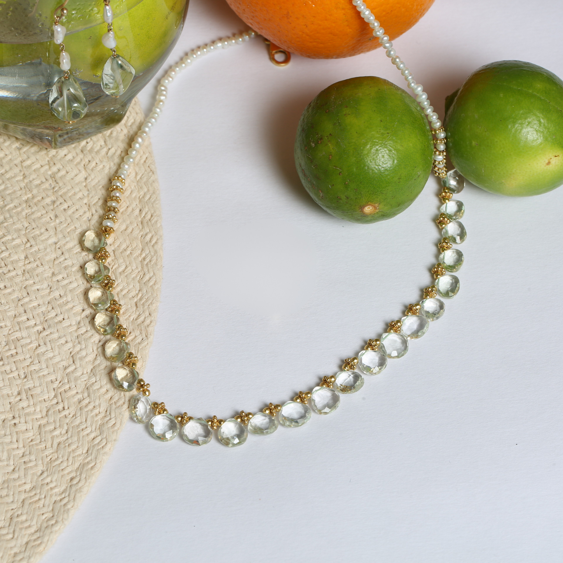 Slea Colorstone 18K Gold Plated Silver 925 Necklace