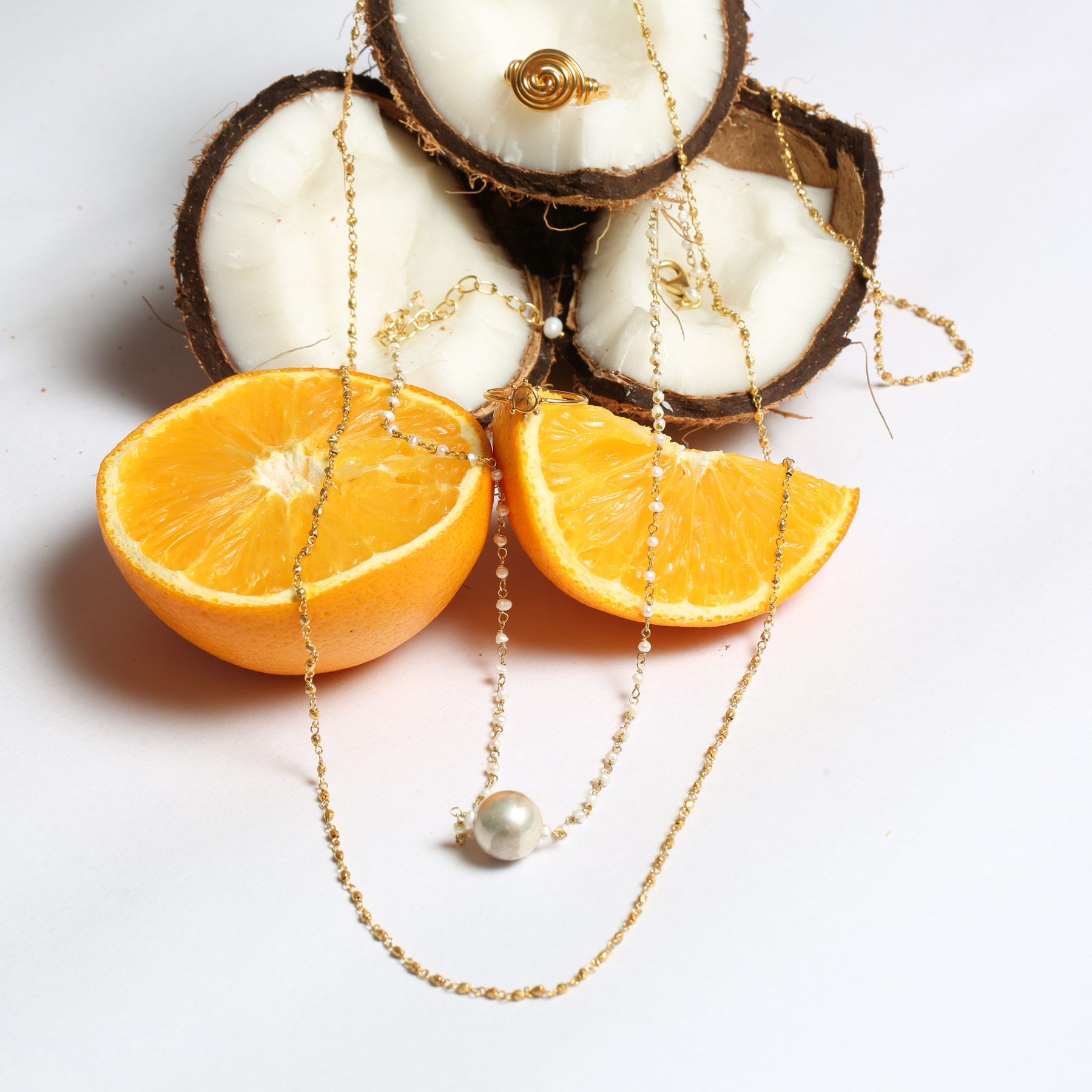 Treez 18K Gold Plated Silver 925 Chain Necklace
