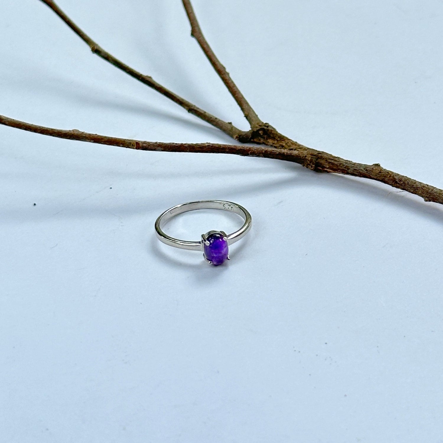 Adelaide Gemstone Silver 925 Ring