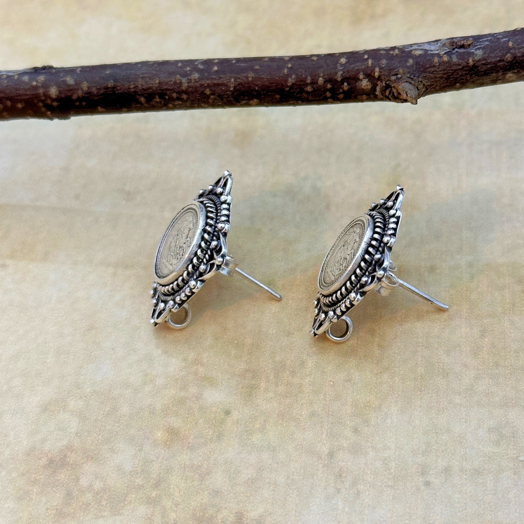 Dhir Traditional Silver 925 Earrings