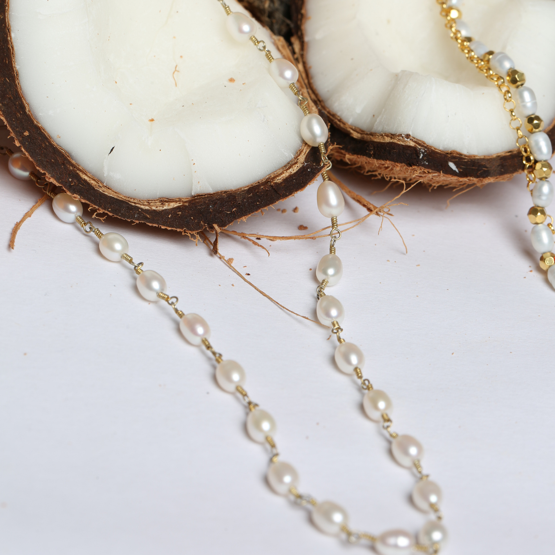 Roil Pearl 18K Gold Plated Silver 925 Necklace