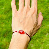 Yuvraj Onyx and Silver 925 Rakhi