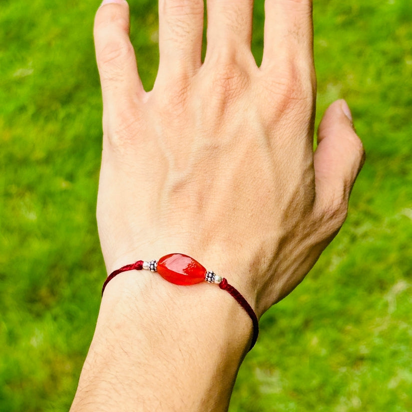 Yuvraj Onyx and Silver 925 Rakhi