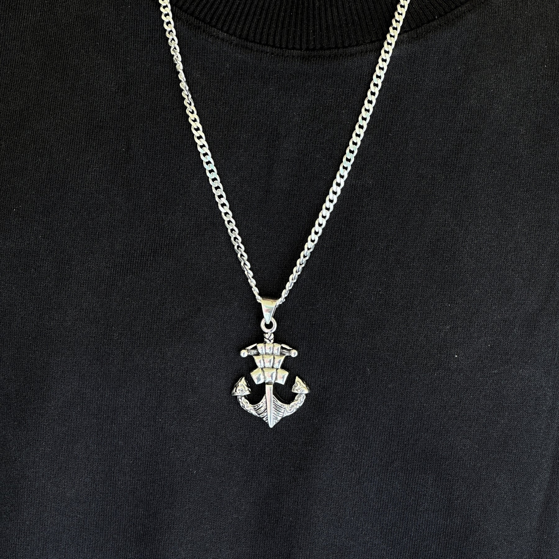 Hook Silver 925 Men's Pendant