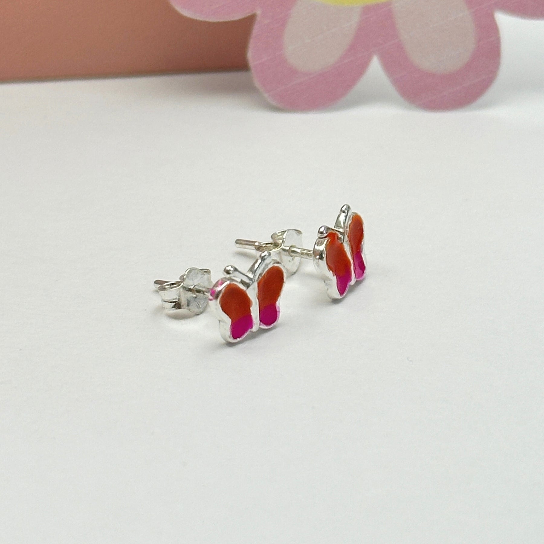 Butterfly Silver 925 Kids Studs