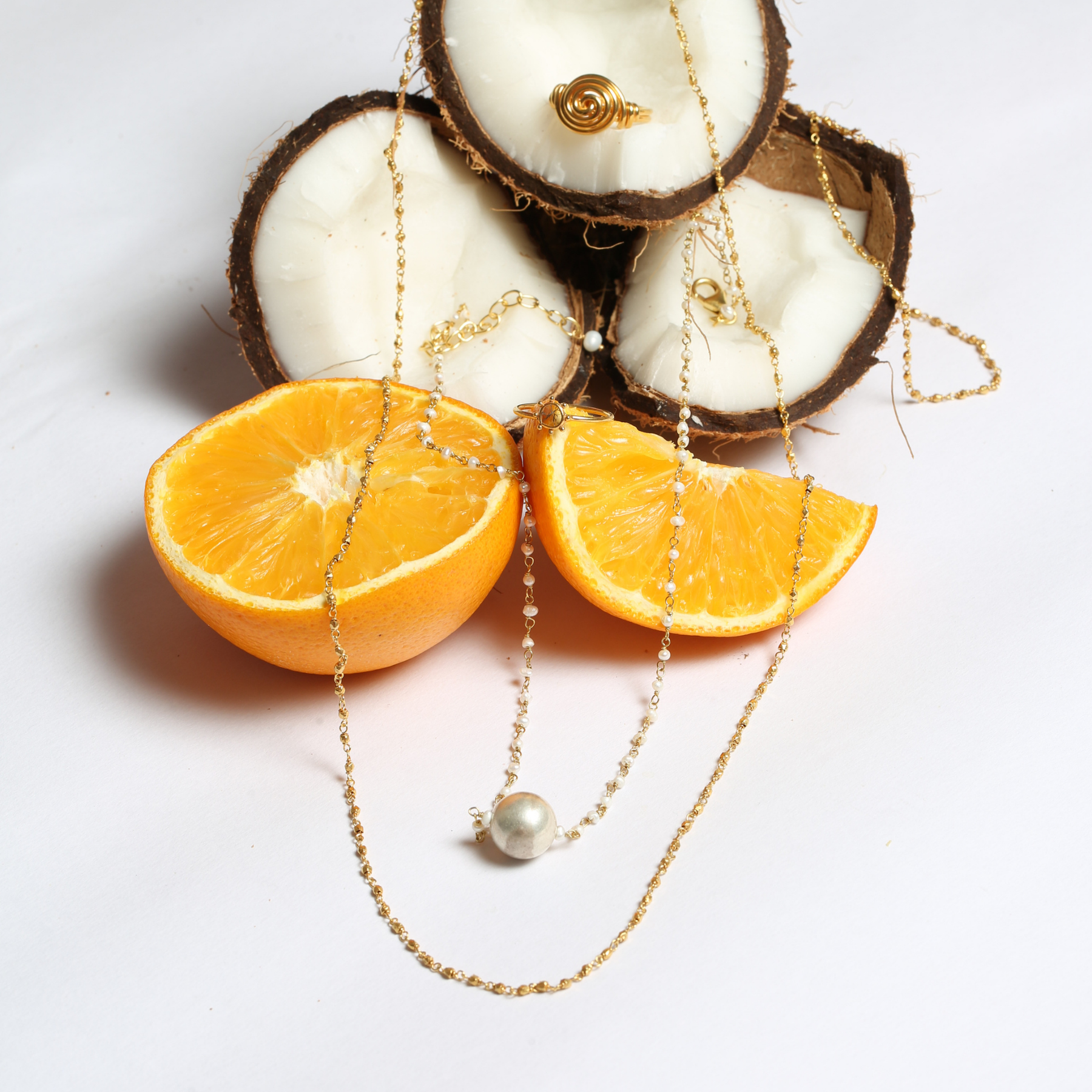 Treez 18K Gold Plated Silver 925 Chain Necklace