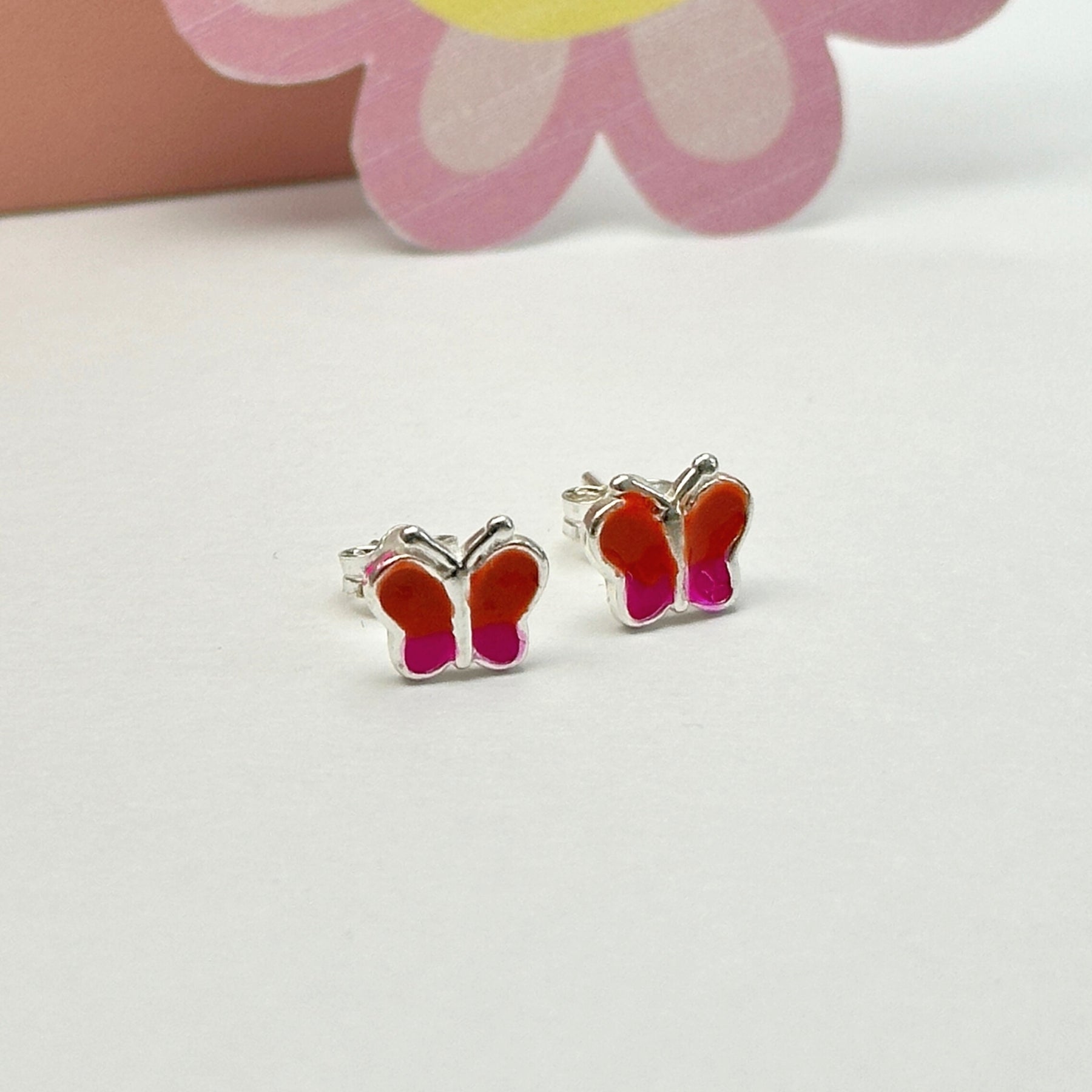 Butterfly Silver 925 Kids Studs