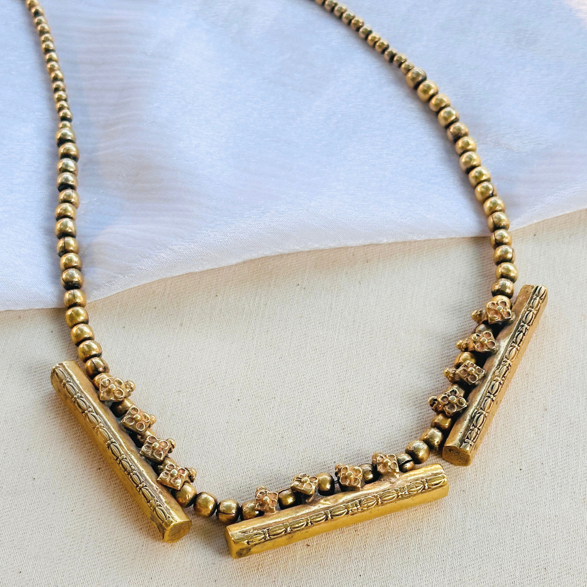 Shravi Gold Plated Silver 925 Necklace