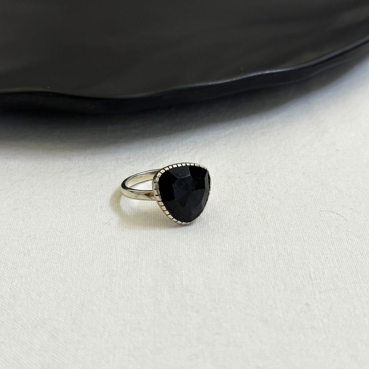 Kael Black Onyx Silver 925 Ring