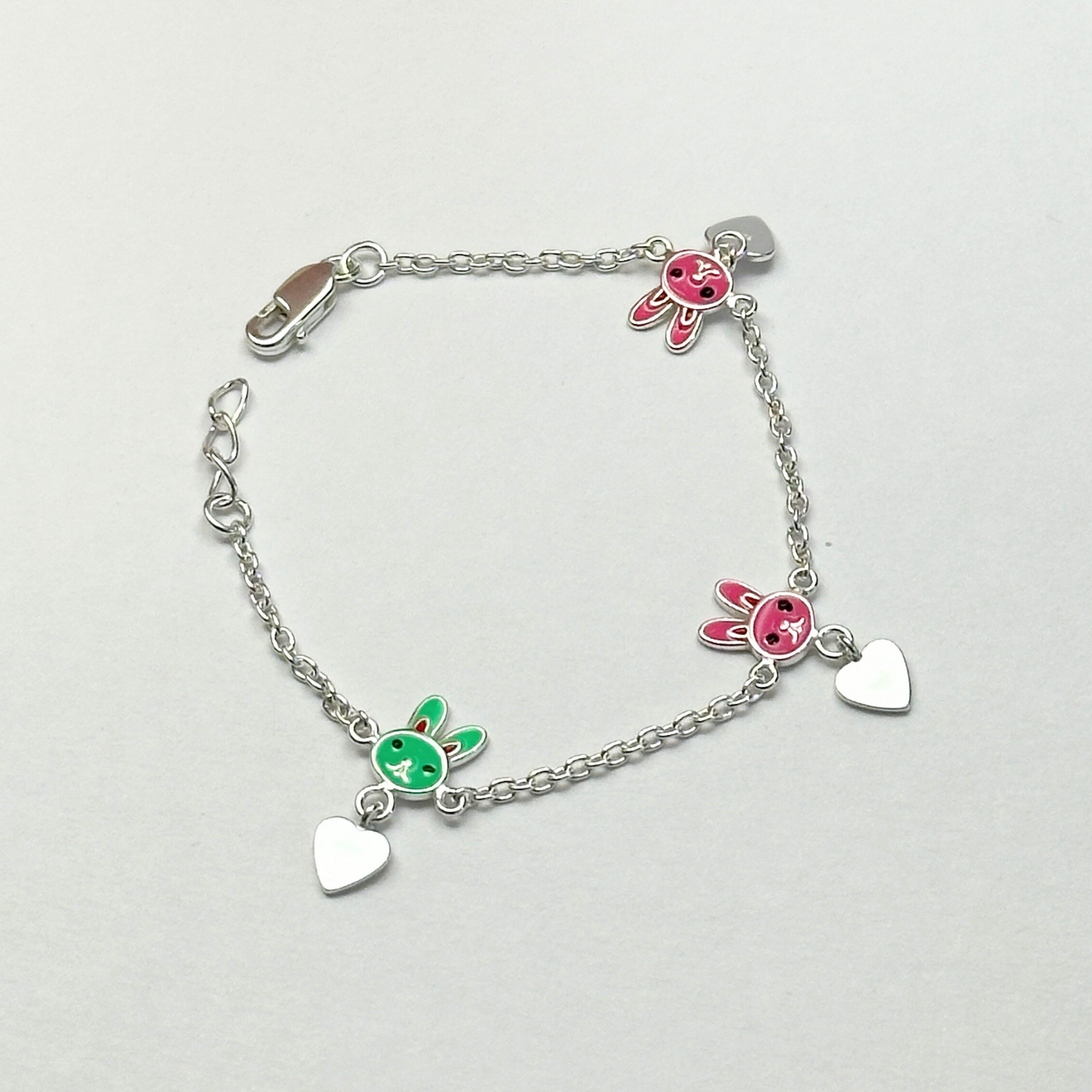 Rabbit Silver 925 Kids Bracelet