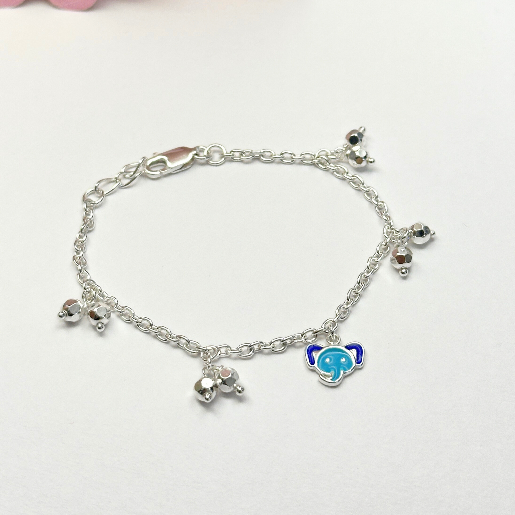 Baby Elephant Silver 925 Kids Bracelet