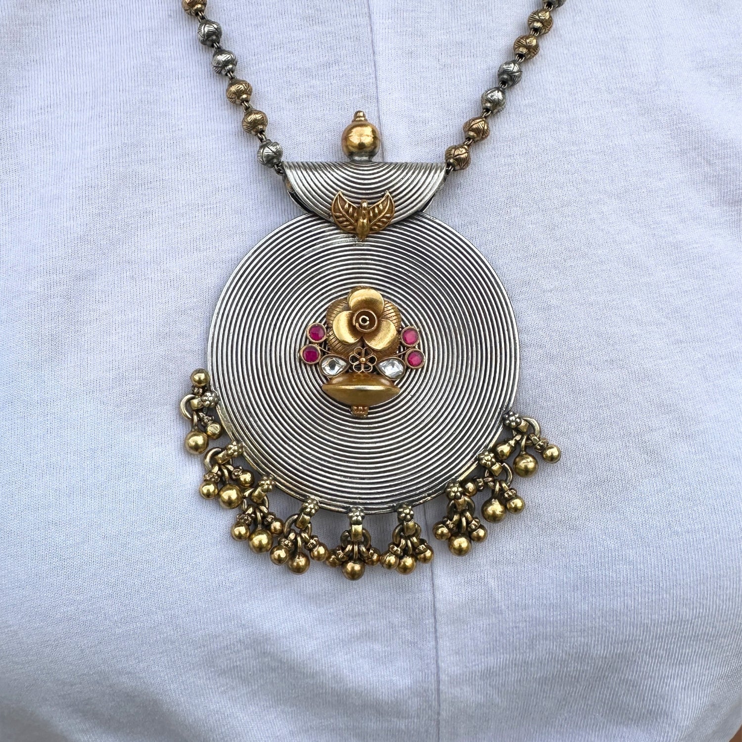 Maira Traditional Silver 925 Necklace