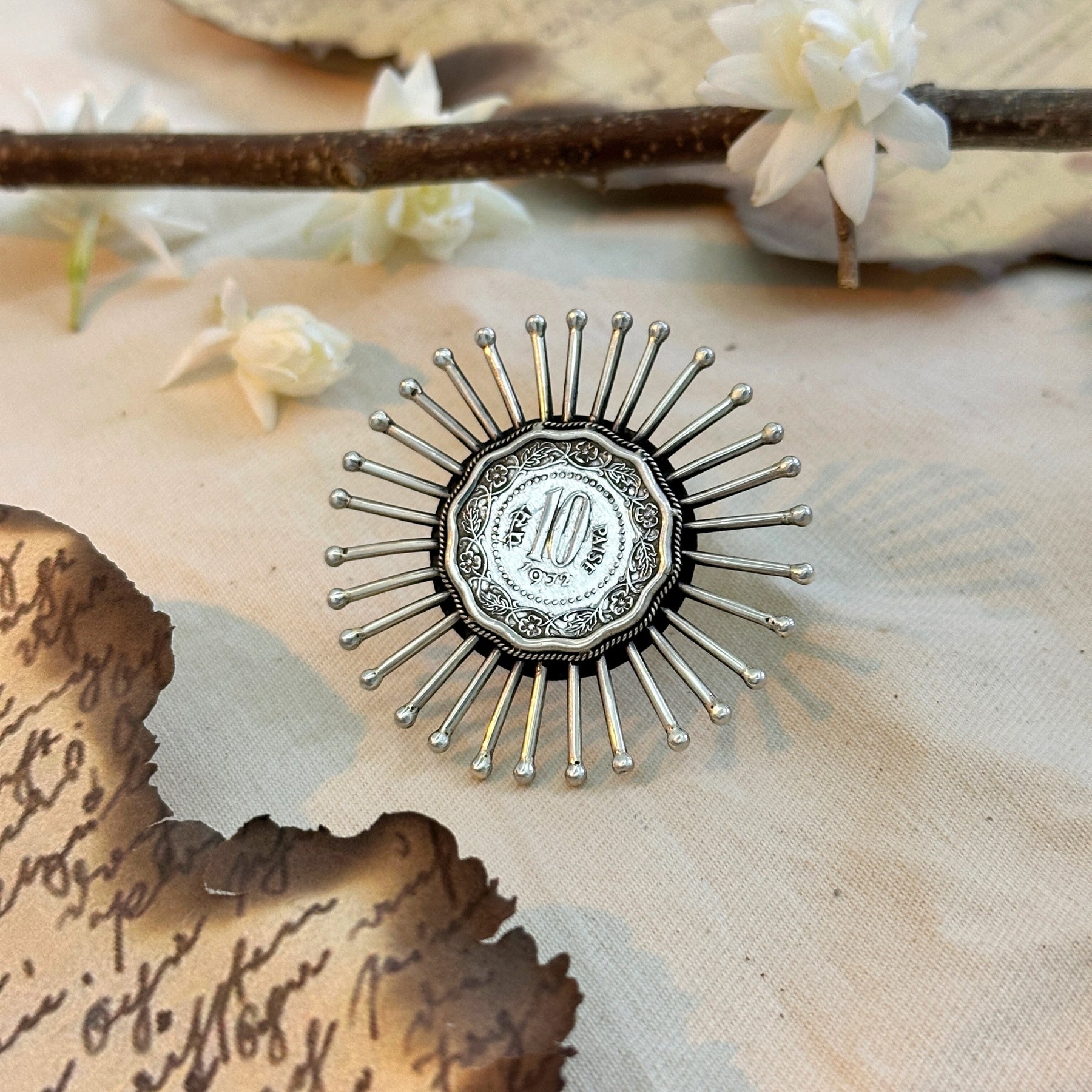 Coin Designer Silver 925 Ring