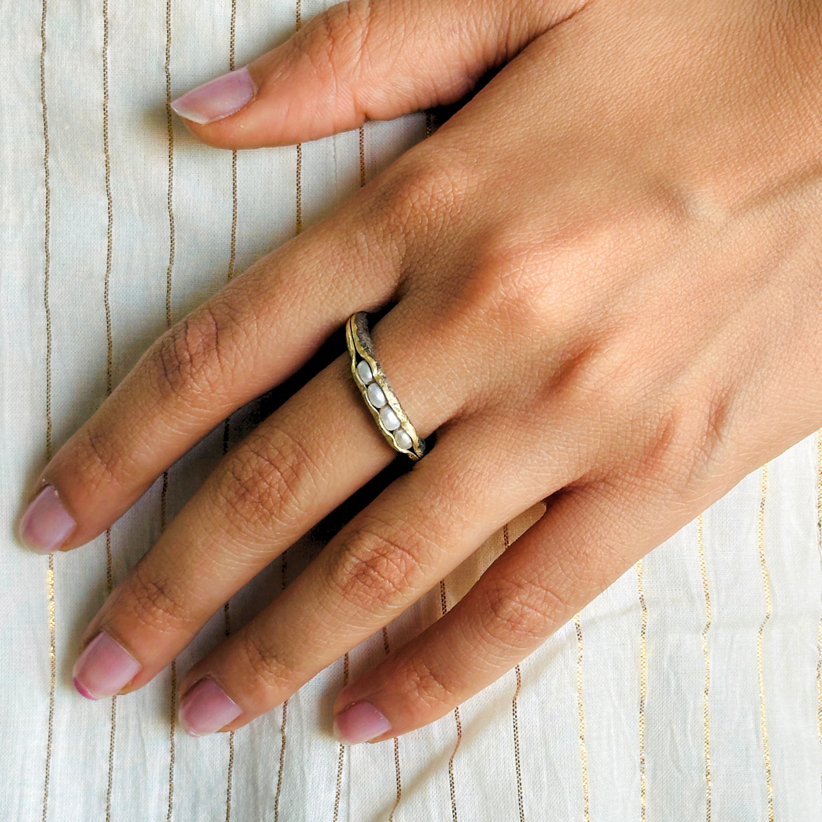 Harmony Pearl Silver 925 Ring