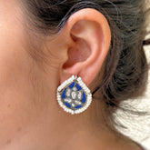 Rajmudra Silver 925 stud earrings