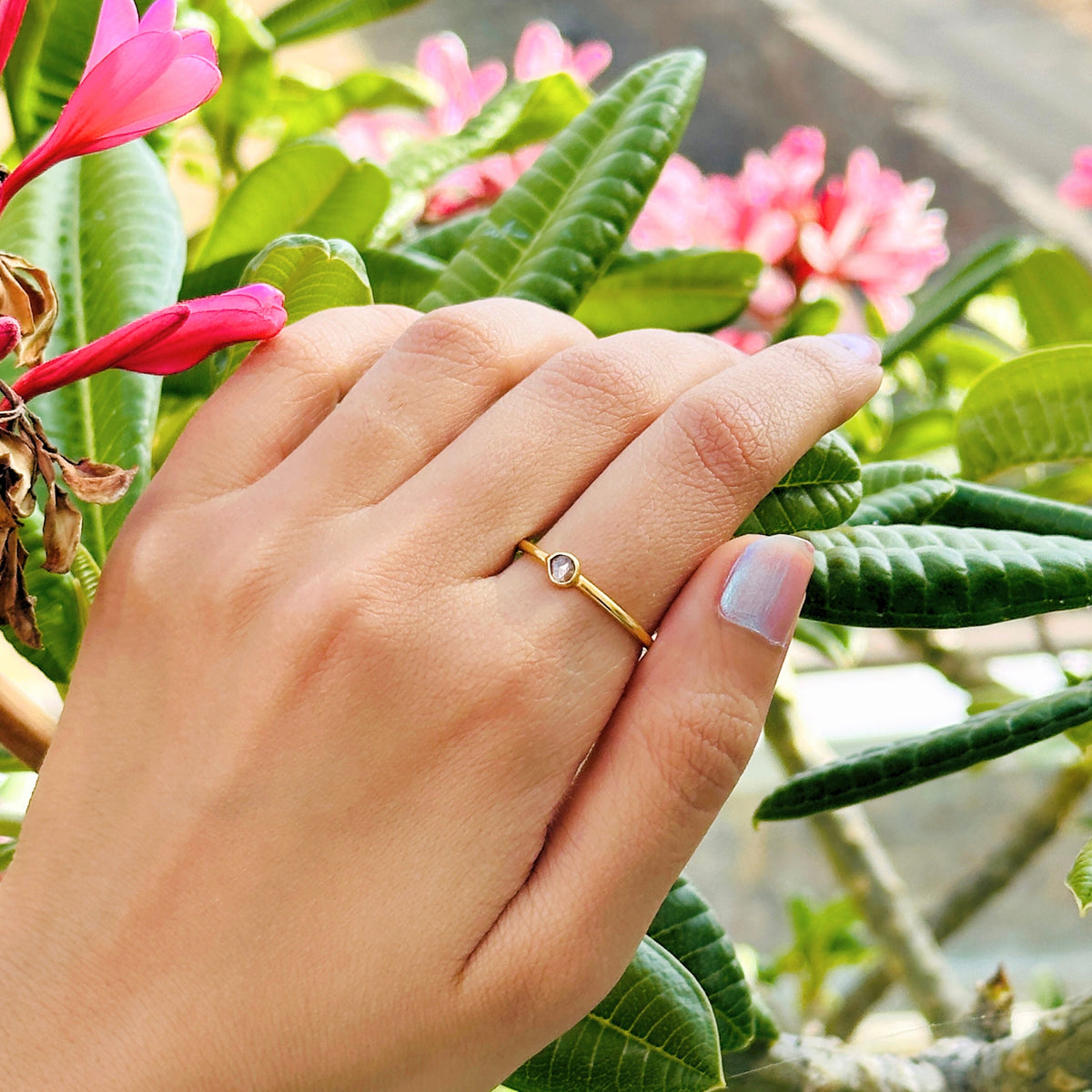 Orion Diamond Gold Plated Silver 925 Ring