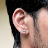 Erok Silver 925 Men's Stud Earrings