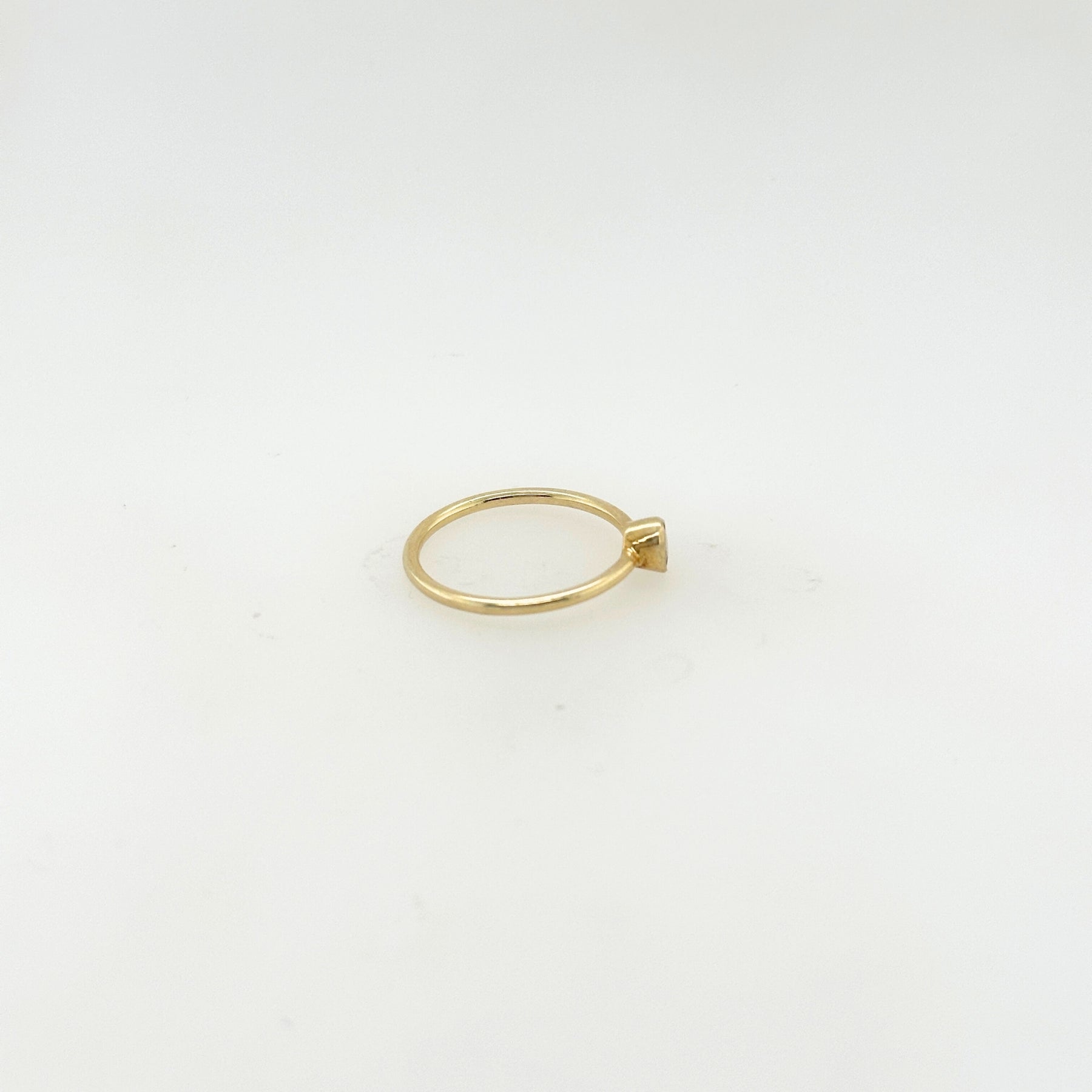 Salem Diamond Gold Plated Silver 925 Ring