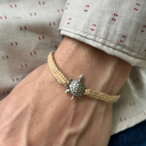 Tortoise Silver Bracelet Rakhi