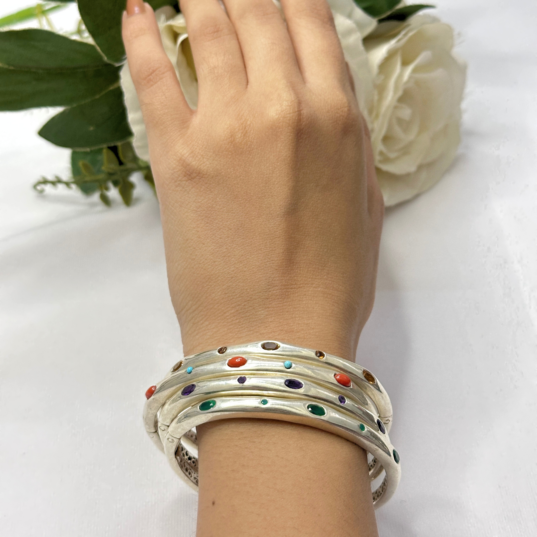 Arita Traditional Silver 925 Cuff Bangle