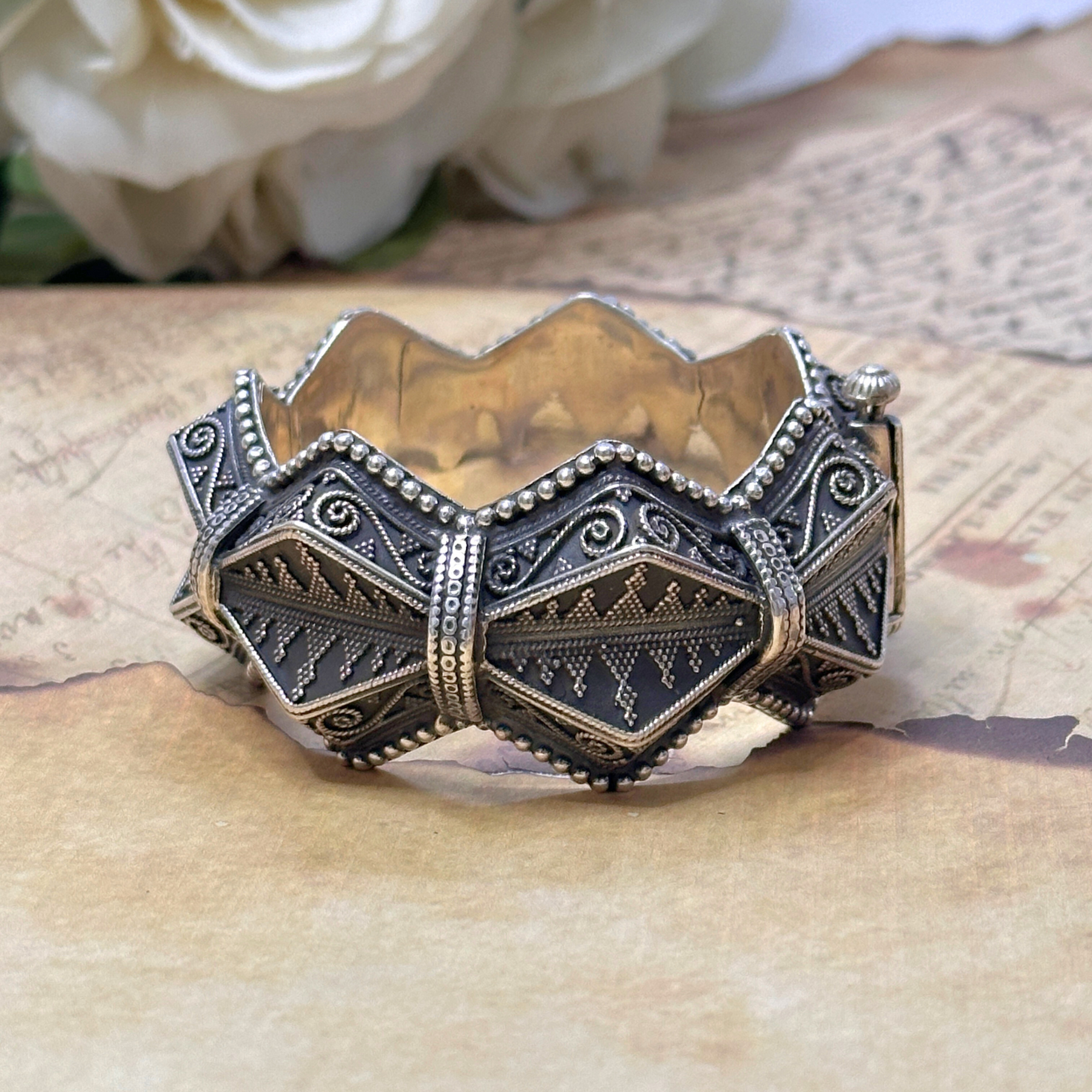 Sarika Traditional Silver 925 Bangle