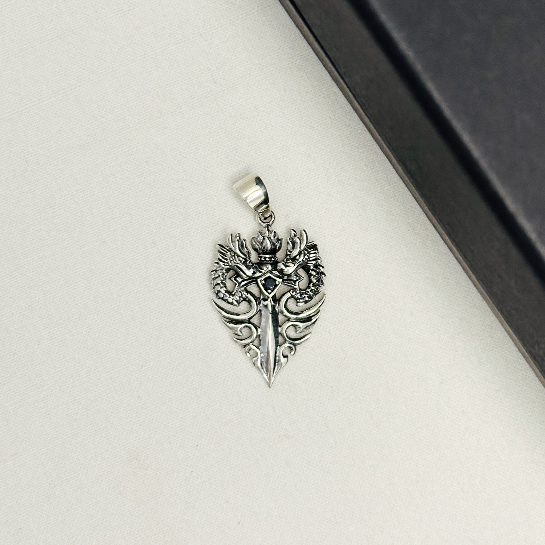 Dragon Men's Silver 925 Pendant