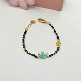 Crown Silver 925 Kids Nazar Bracelet