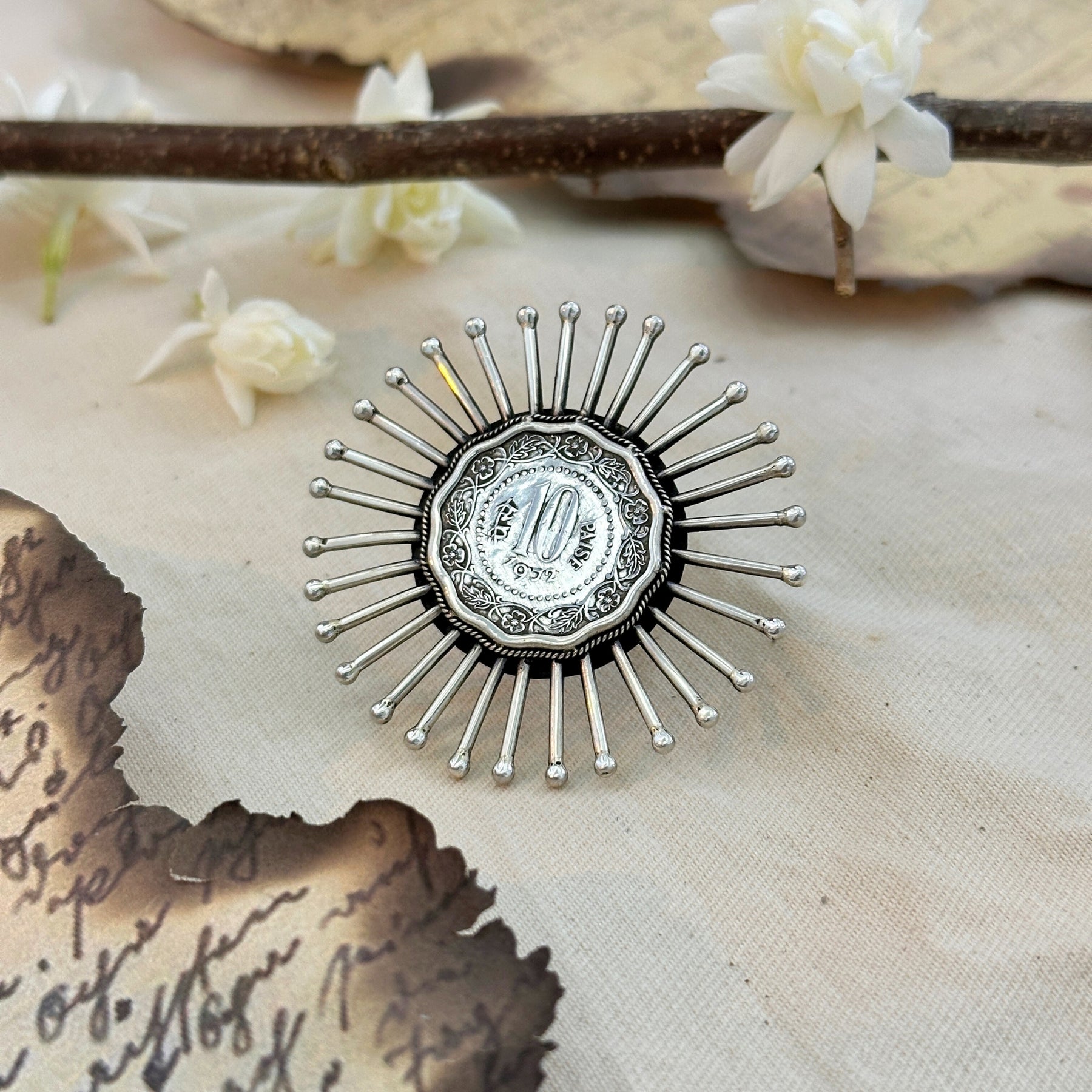 Coin Designer Silver 925 Ring