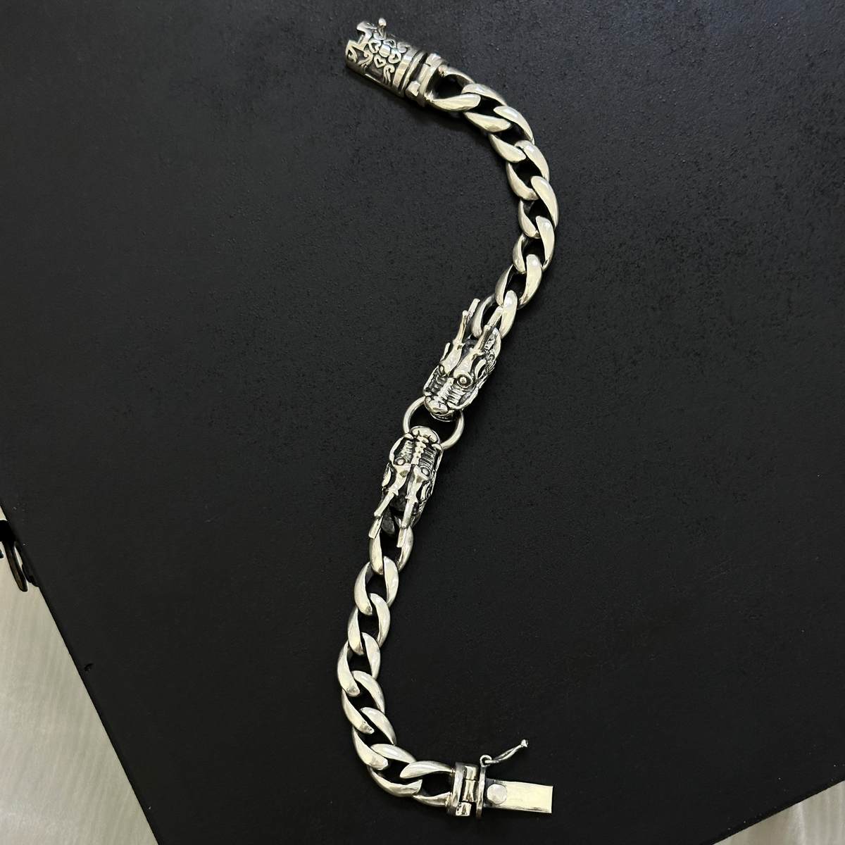 Dragon Silver 925 Men's Bracelet