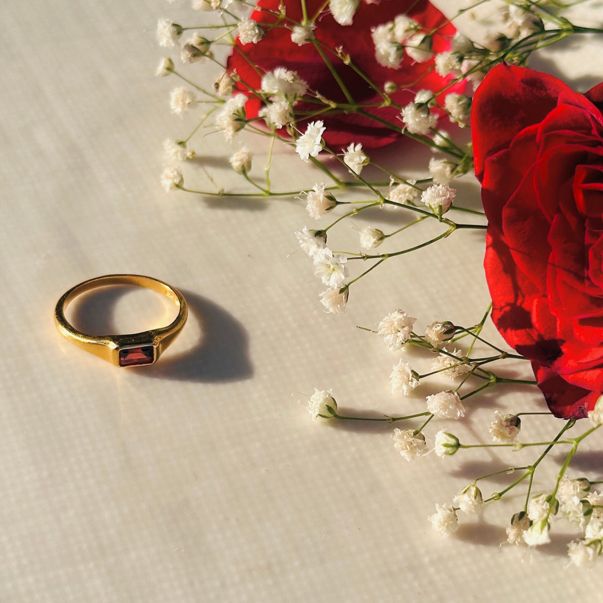 Rosyn 18k Gold Plated Silver 925 Ring