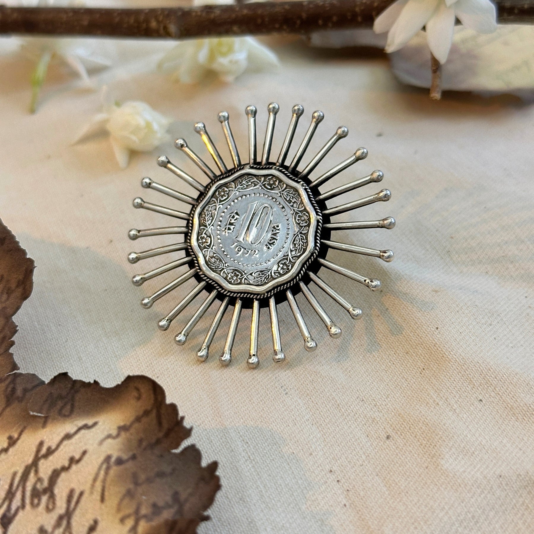 Coin Designer Silver 925 Ring