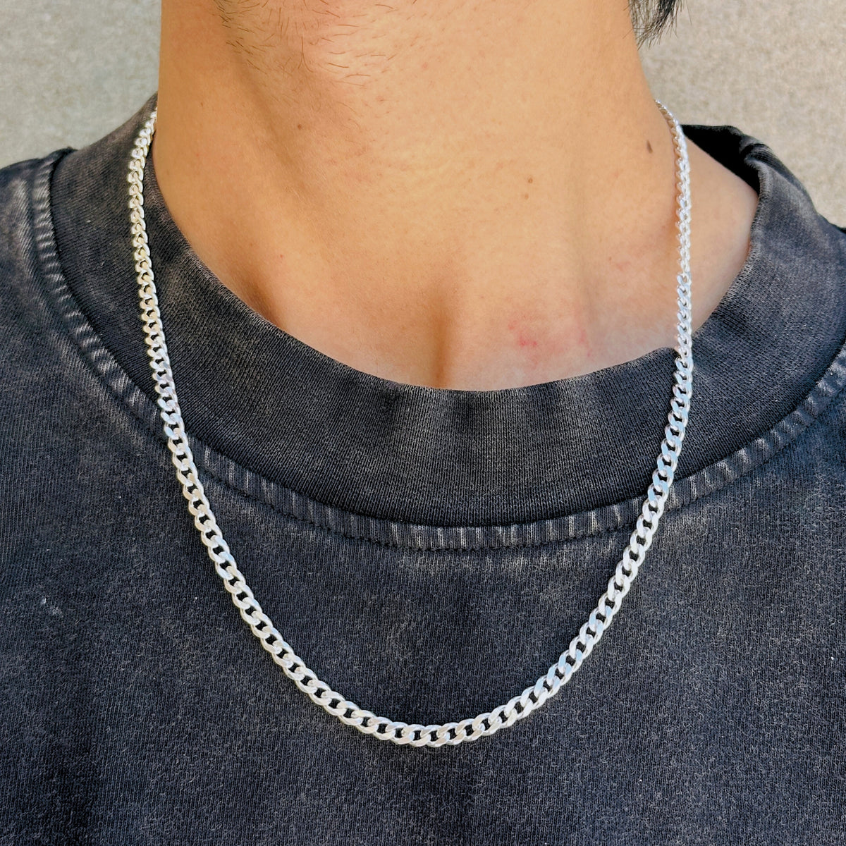 Pierre Silver 925 Men's Chain Necklace