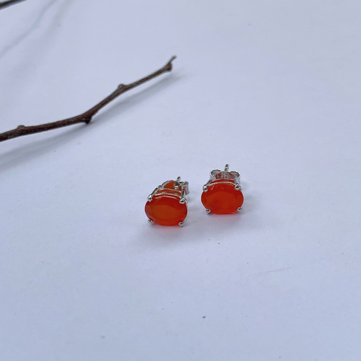 Ilaria Gemstone Silver 925 Studs