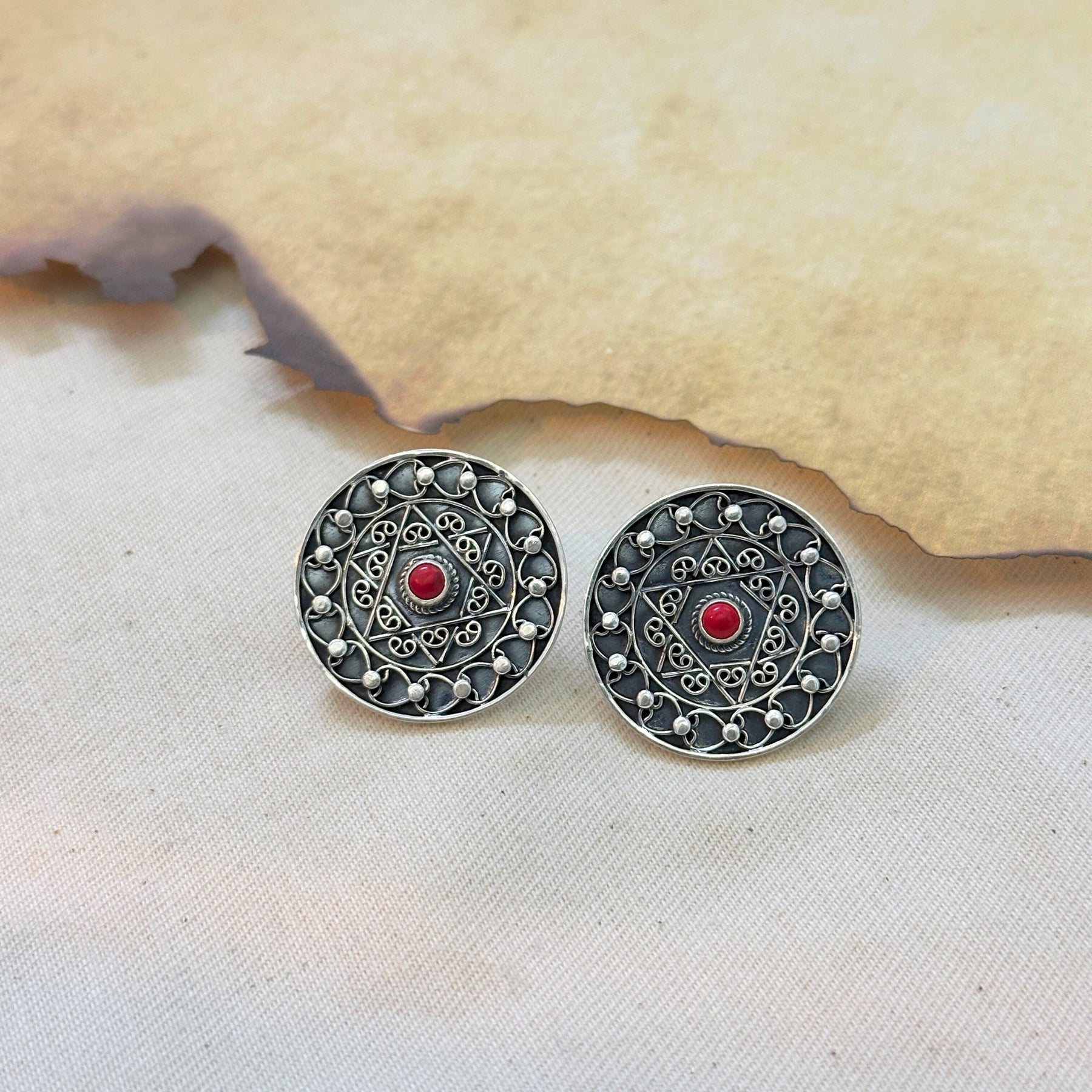 Roshni Traditional Silver 925 Earrings