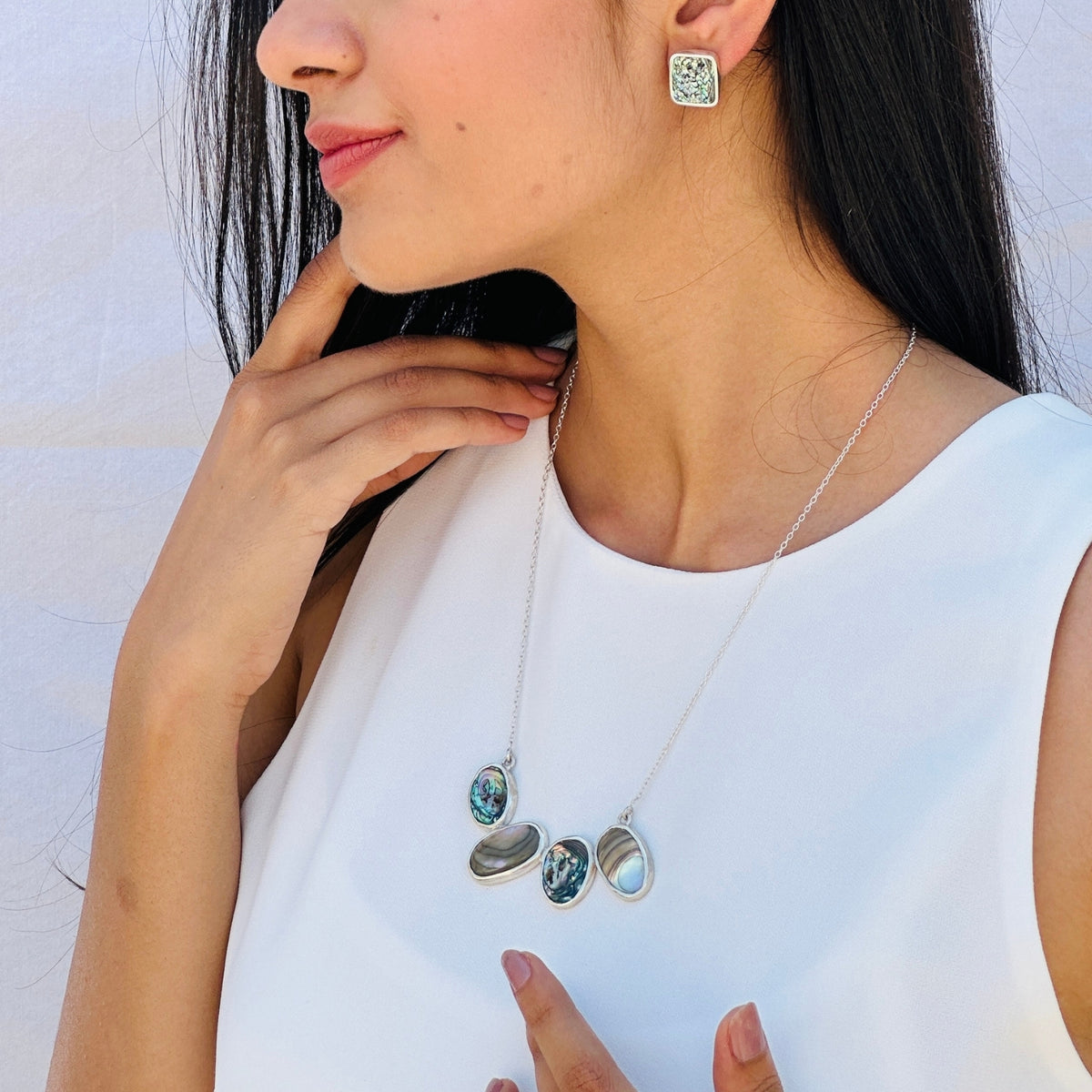 Noosa Abalone Silver 925 Necklace