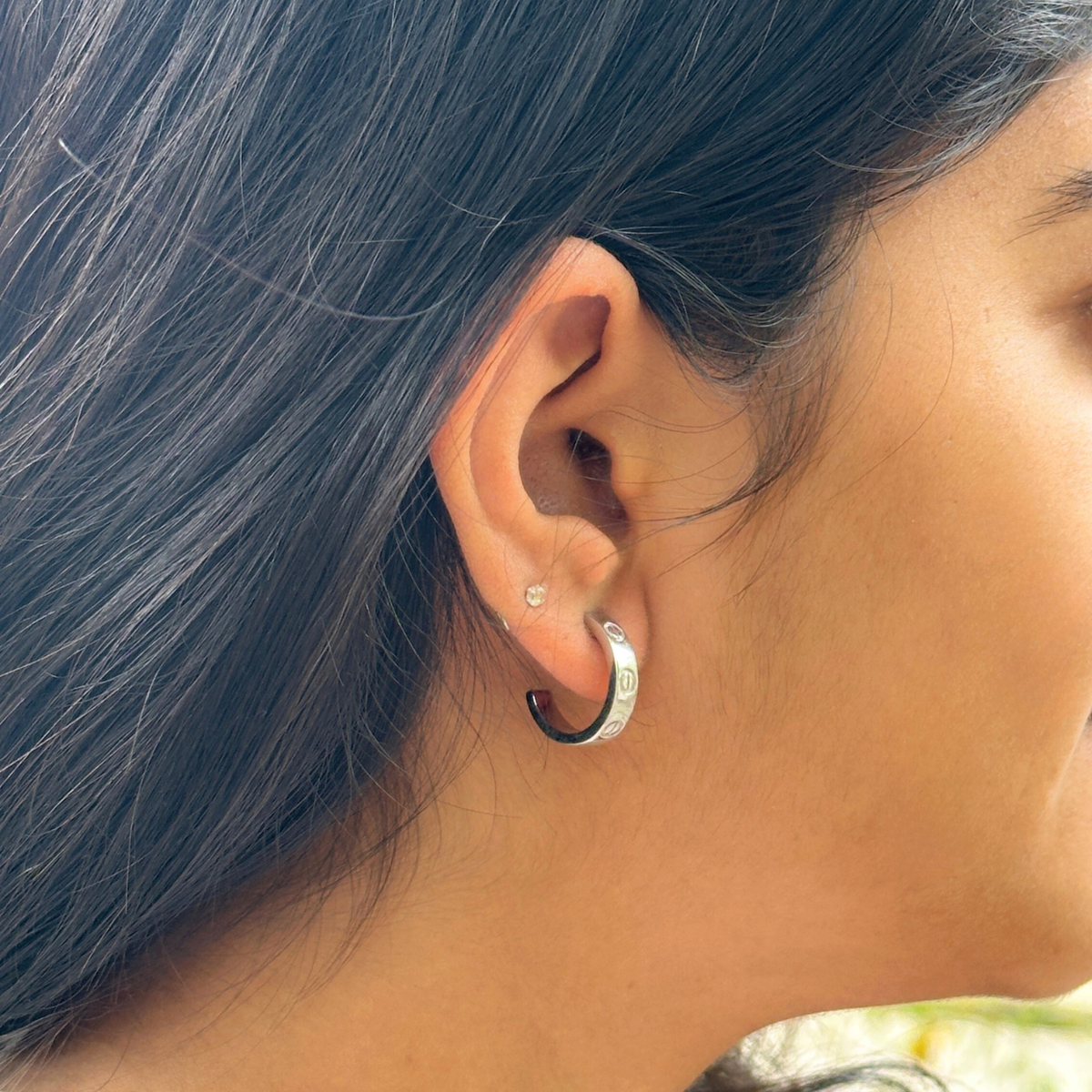 Zain Silver 925 Hoops
