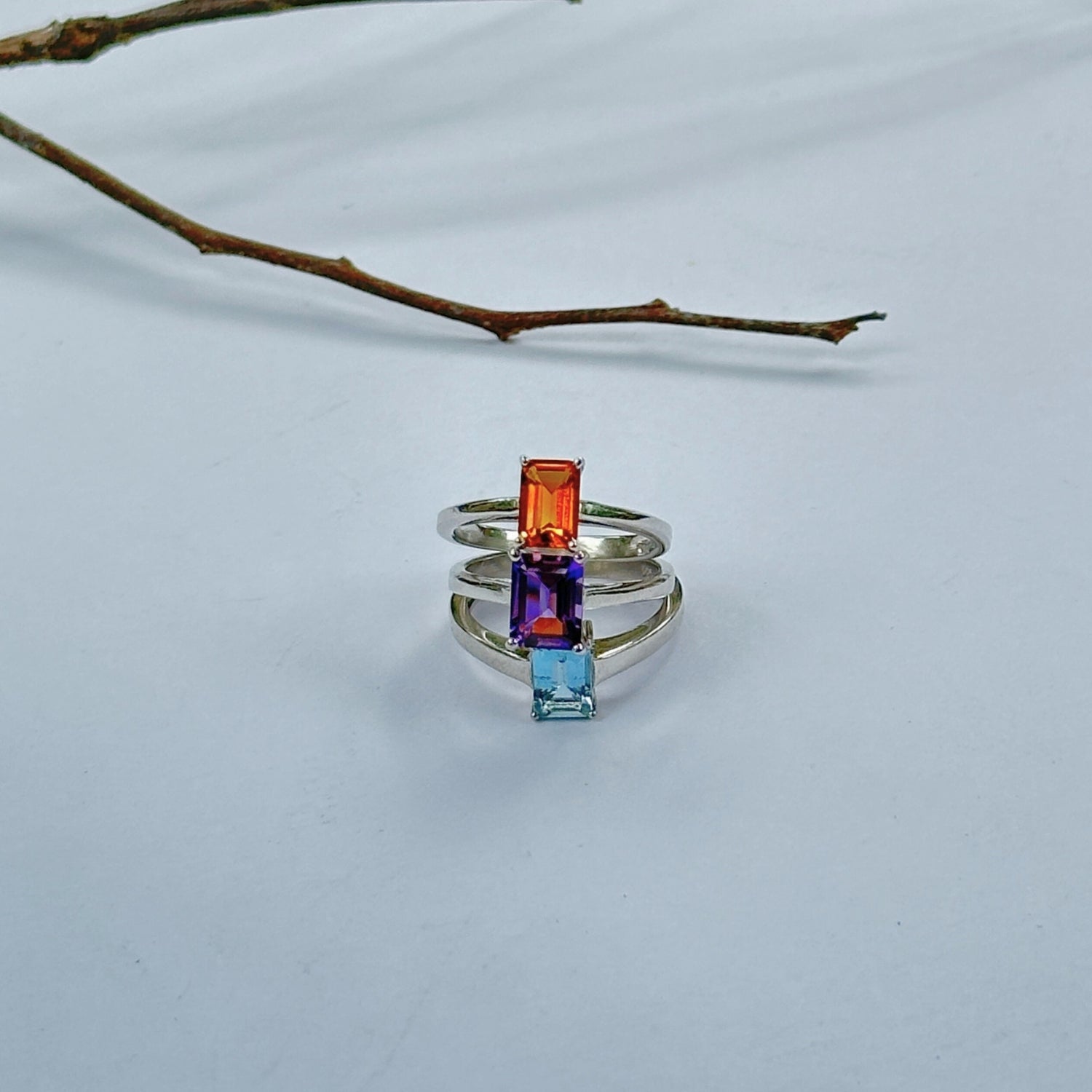 Blaire Gemstone Silver 925 Ring