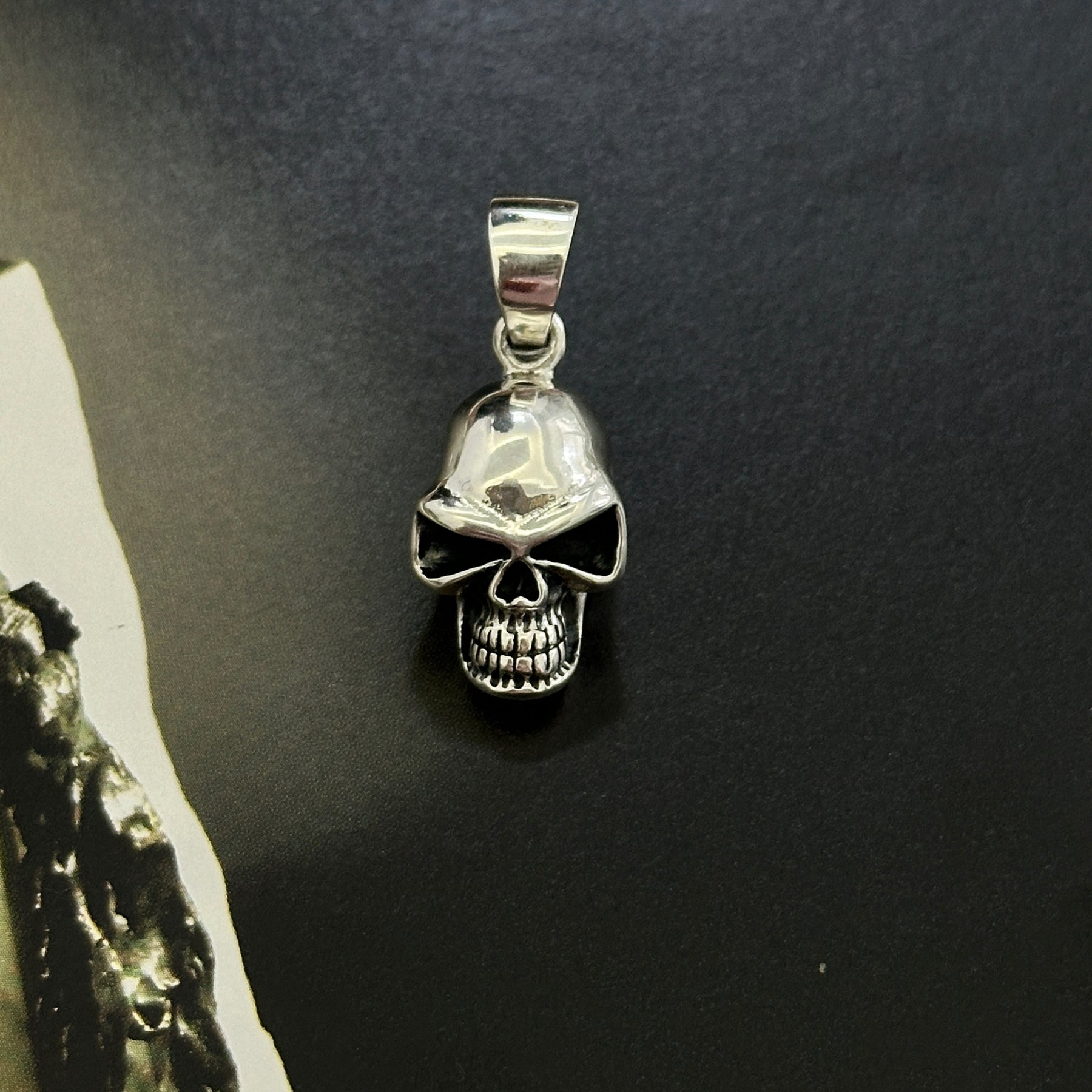 Skull Silver 925 Men's Pendant