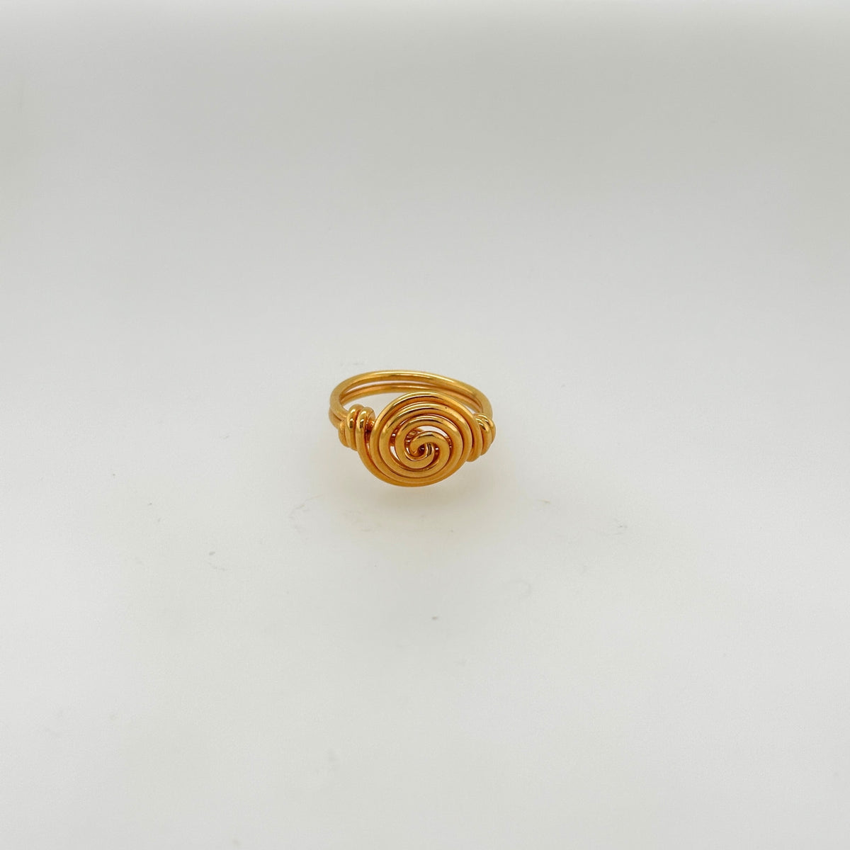 Duvet Gold Plated Silver Ring