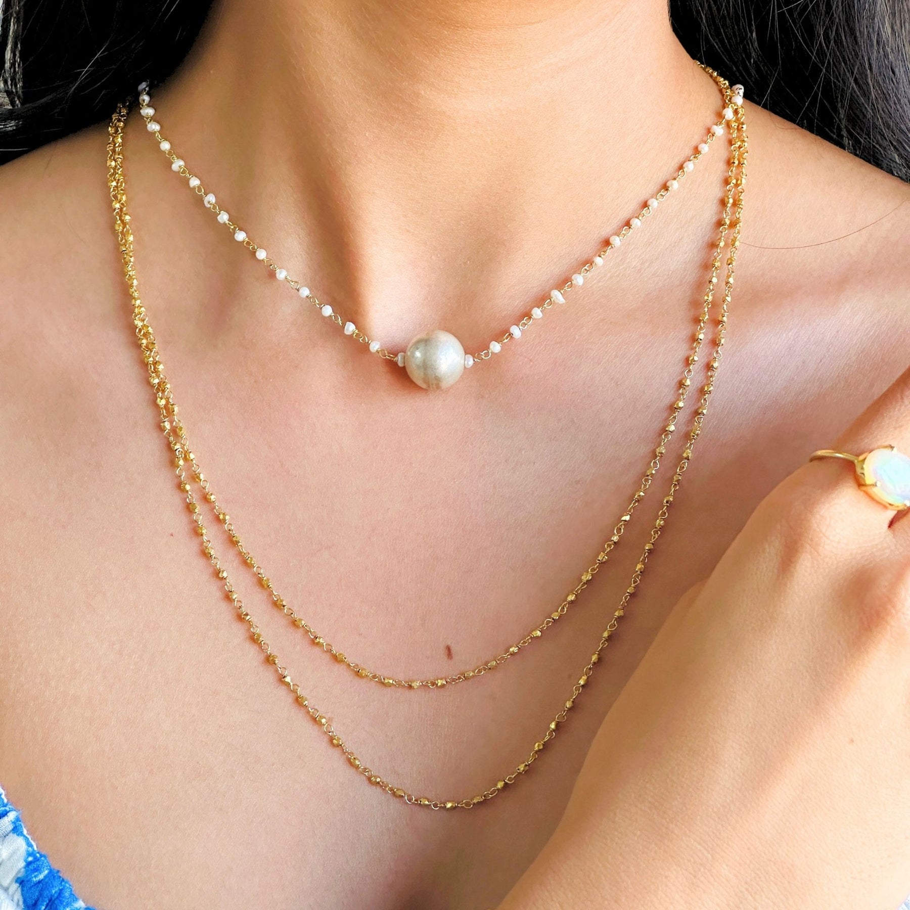 Treez 18K Gold Plated Silver 925 Chain Necklace