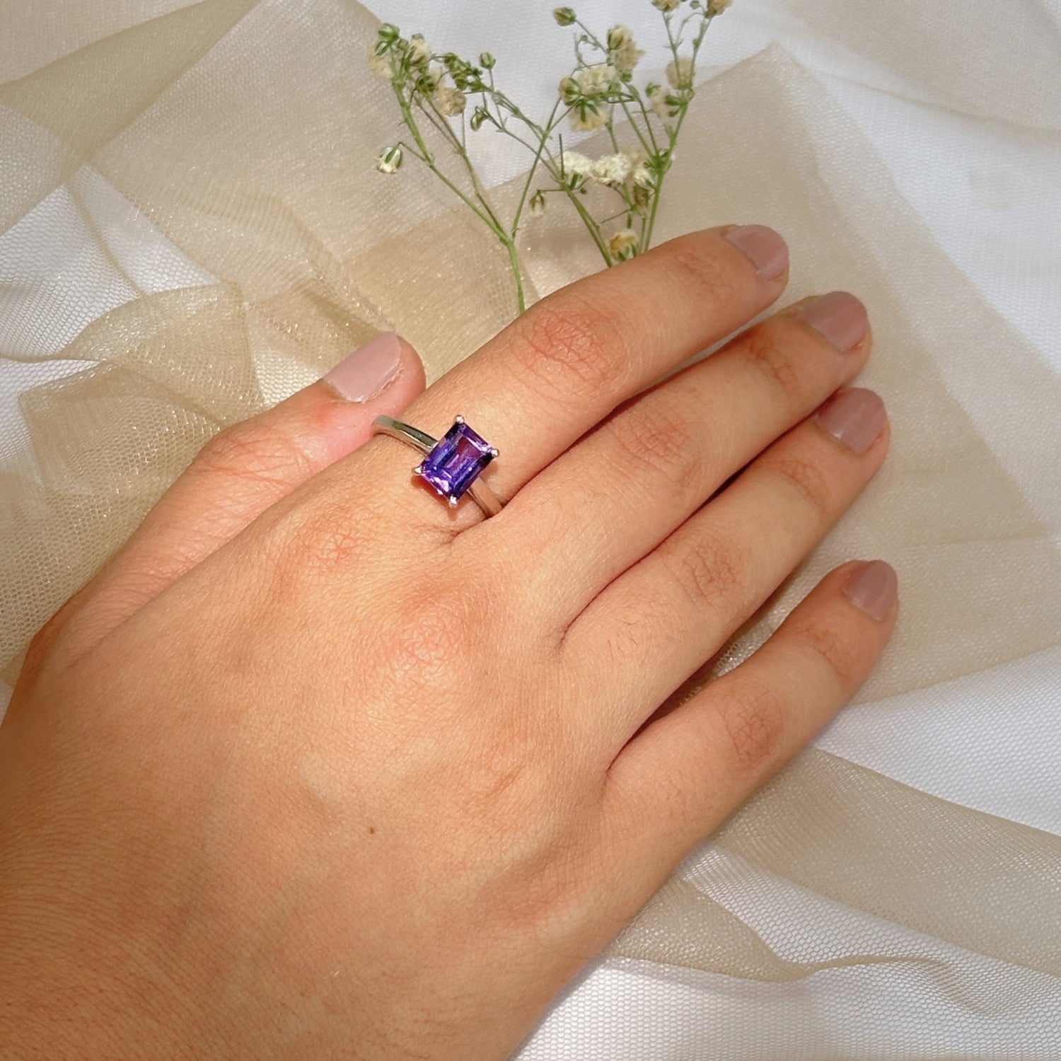 Blaire Gemstone Silver 925 Ring