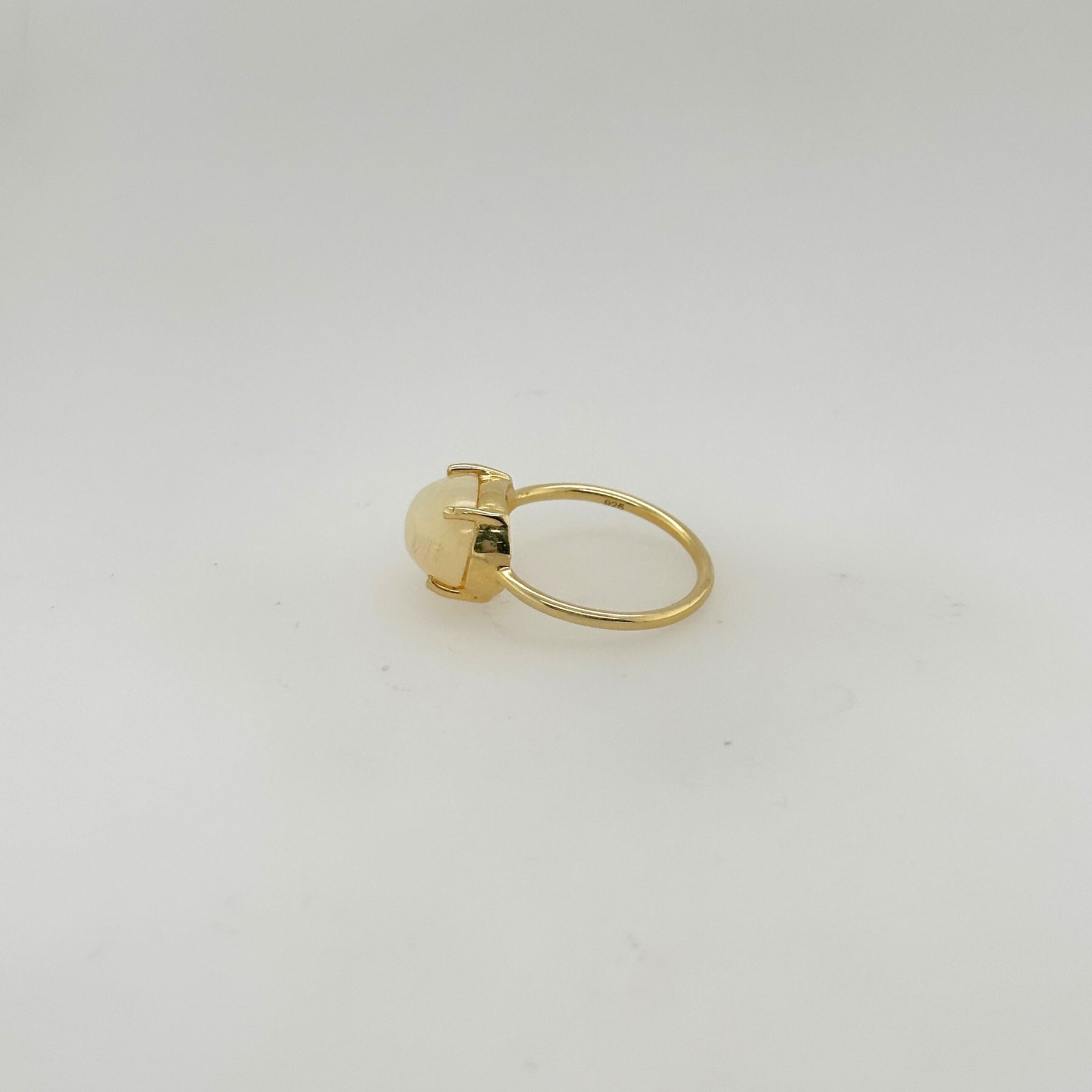 Bramble Opal Gold Plated Silver 925 Rings