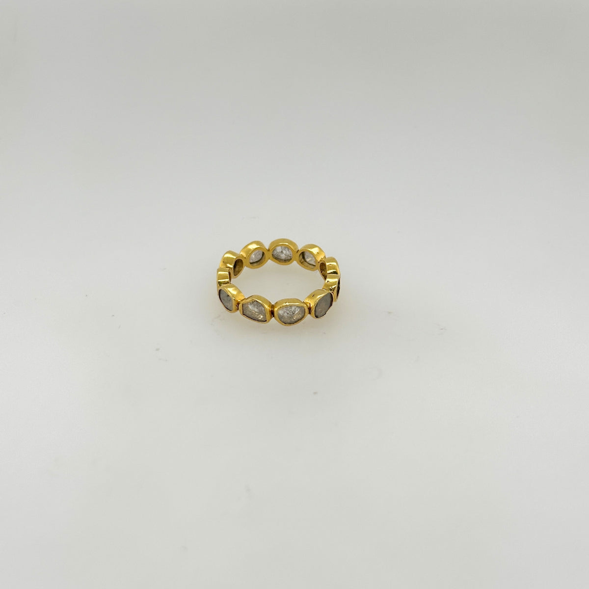 Tilly Diamond Gold Plated Silver 925 Ring