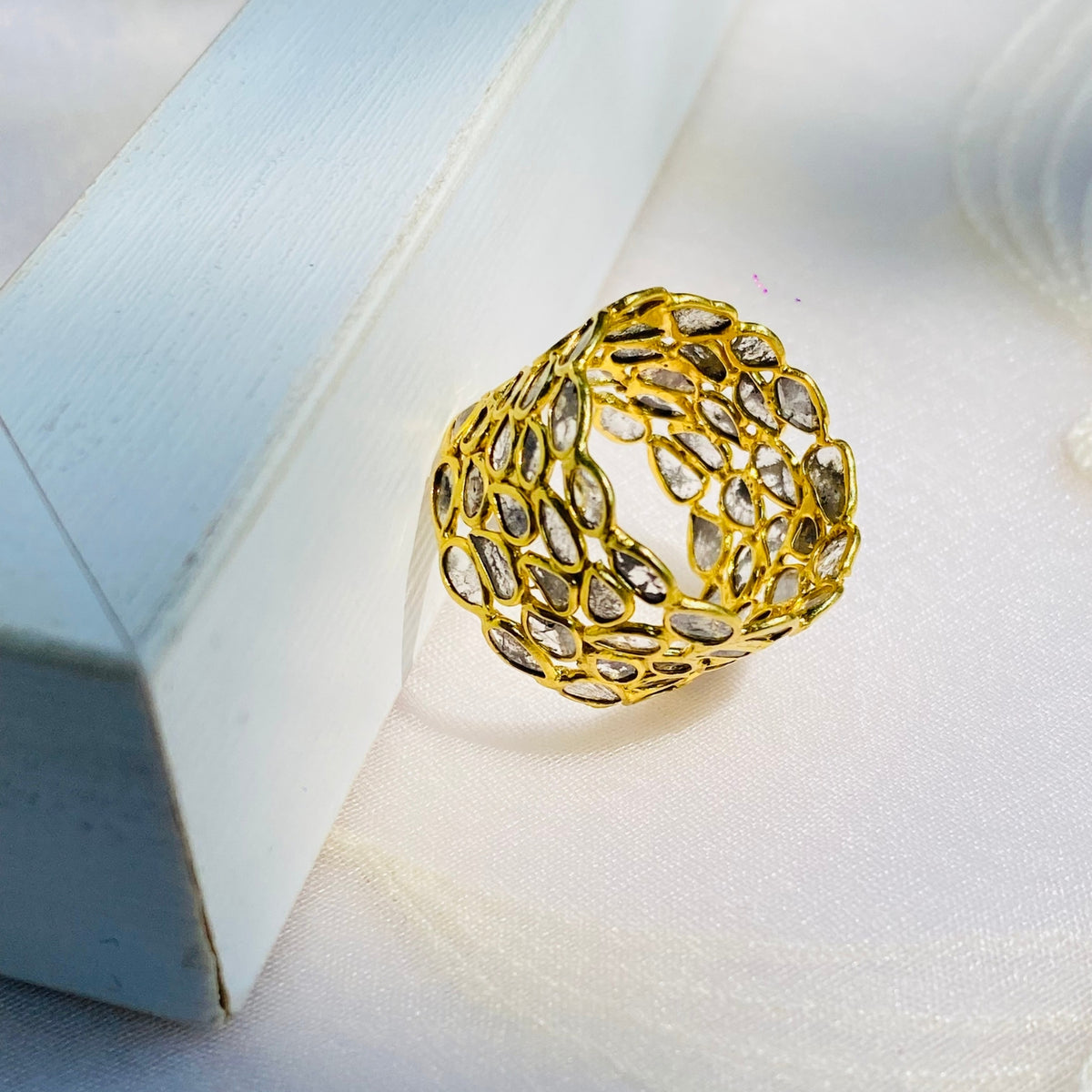 Goldberga 18K Gold Plated Silver 925 Ring