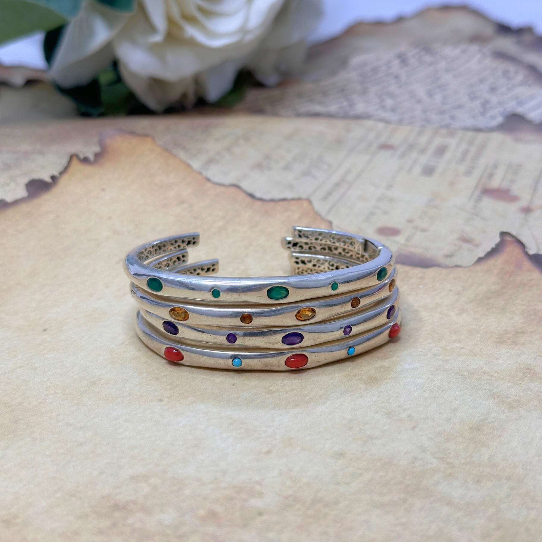 Arita Traditional Silver 925 Cuff Bangle