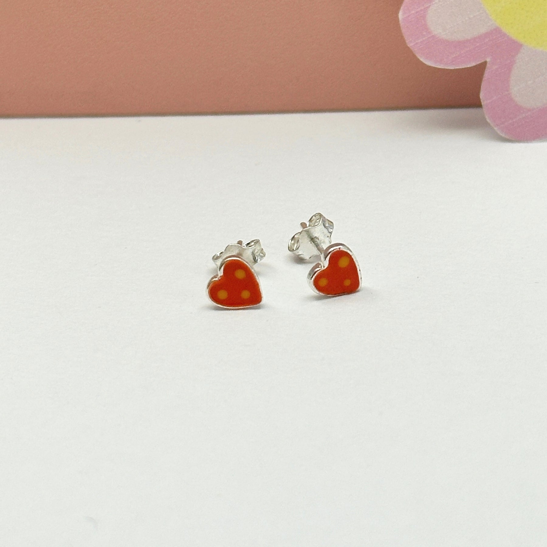 Hearts Silver 925 Kids Studs