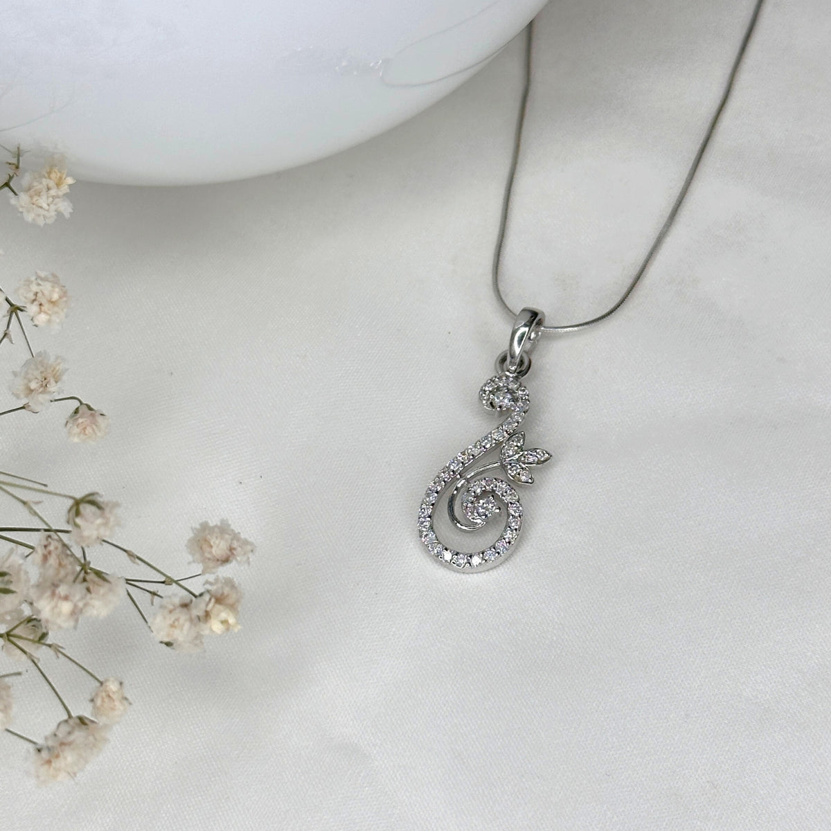 Calista Silver 925 Diamond Pendant