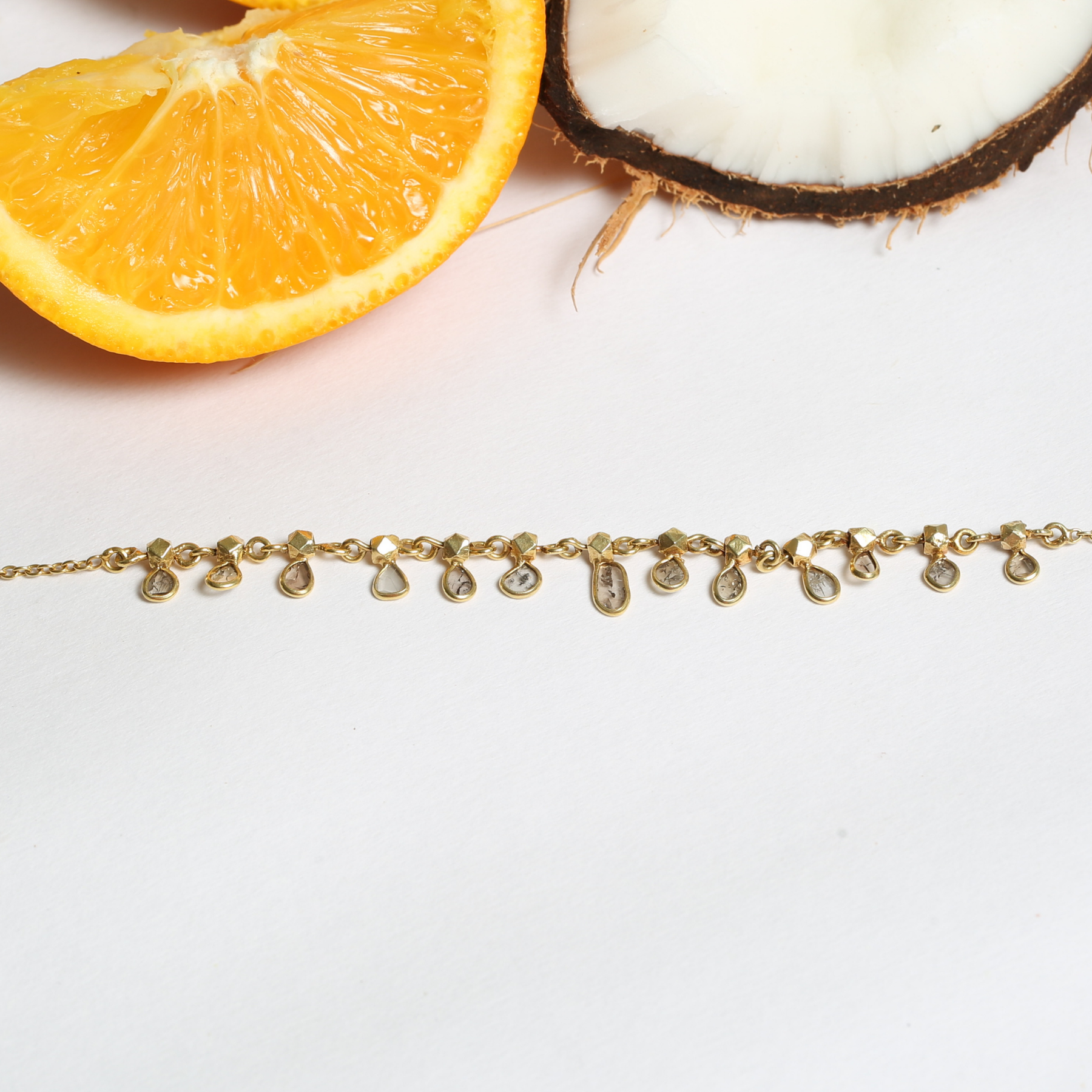 Ranlex Diamond & Pearl 18K Gold Plated Silver 925 Necklace