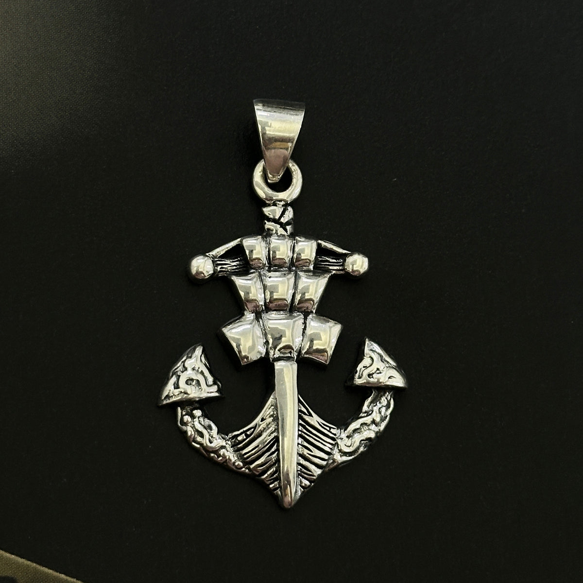 Hook Silver 925 Men's Pendant
