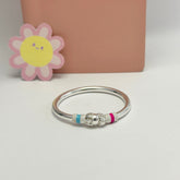 Blue Pink Silver 925 Kids Bangle